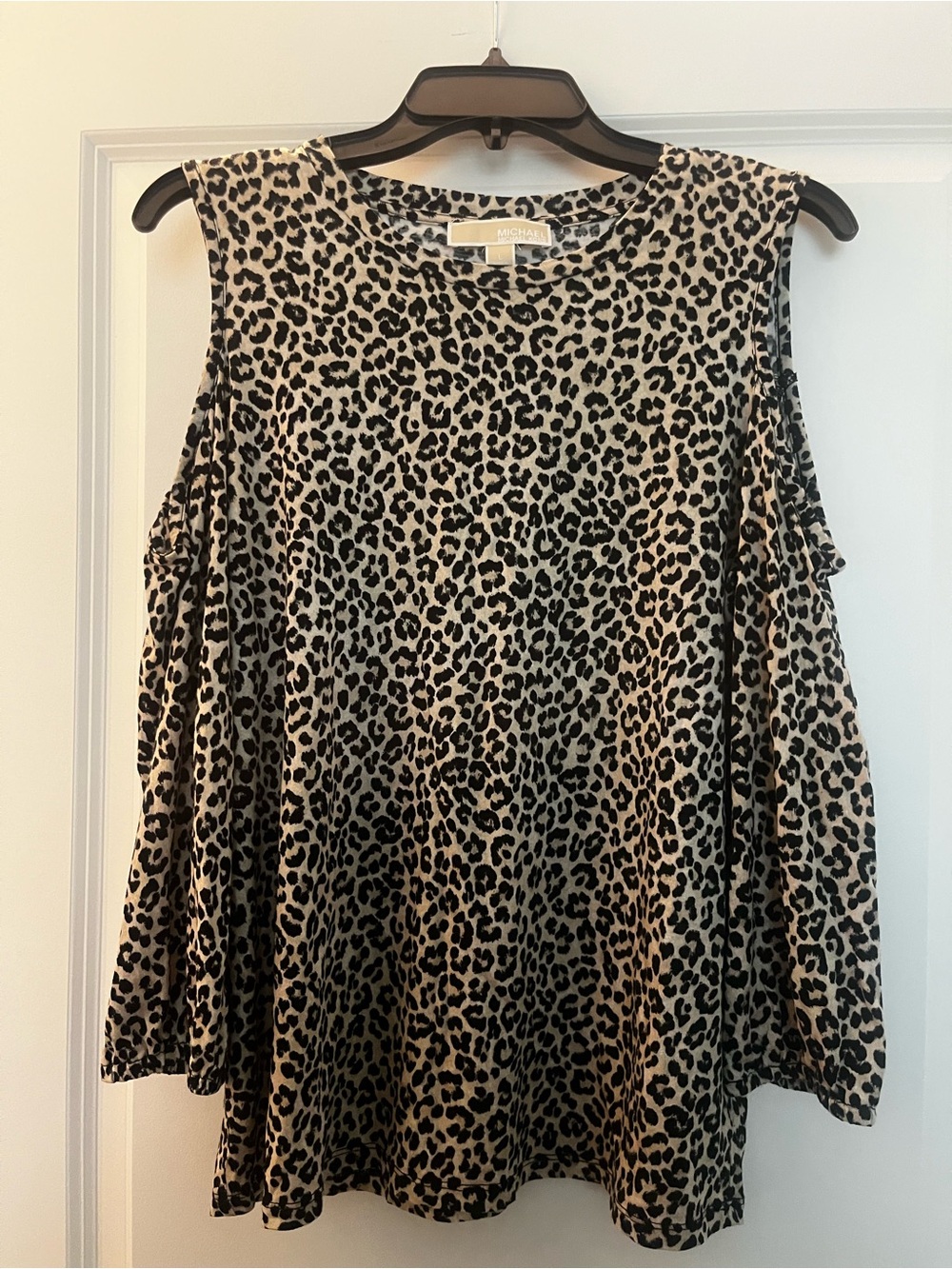 Set of 2 Michael Kors cold shoulder shirts Size Large - Picture 3 of 7